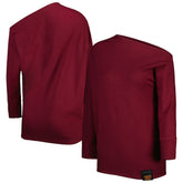 Washington Commanders KIYA TOMLIN Women's Twisted Tri-Blend Asymmetrical 3/4-Dolman Sleeve Sweatshirt - Burgundy - NFL