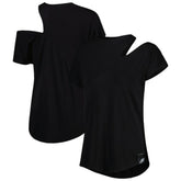 Philadelphia Eagles KIYA TOMLIN Women's Cut Out Tri-Blend Shirt - Black - NFL