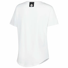 Pittsburgh Steelers KIYA TOMLIN Women's Tri-Blend V-Neck T-Shirt - White - NFL