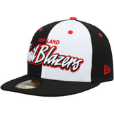New Era Script Pinwheel 59FIFTY Fitted Hat Black/White