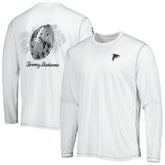 Atlanta Falcons Laces Out Billboard Long Sleeve T-Shirt - White - Tommy Bahama