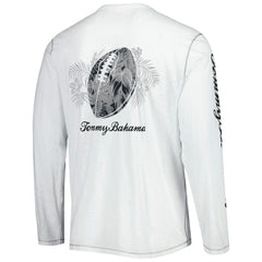 Atlanta Falcons Laces Out Billboard Long Sleeve T-Shirt - White - Tommy Bahama