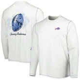Buffalo Bills Laces Out Billboard Long Sleeve T-Shirt - White - Tommy Bahama