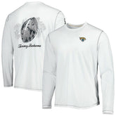 Jacksonville Jaguars Laces Out Billboard Long Sleeve T-Shirt - White - Tommy Bahama