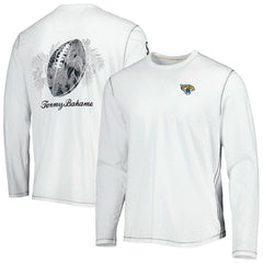 Jacksonville Jaguars Laces Out Billboard Long Sleeve T-Shirt - White - Tommy Bahama