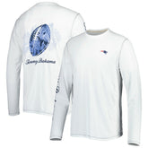 New England Patriots Laces Out Billboard Long Sleeve T-Shirt - White - Tommy Bahama