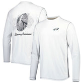 Philadelphia Eagles Laces Out Billboard Long Sleeve T-Shirt - White - Tommy Bahama