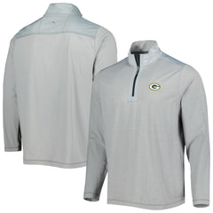 Green Bay Packers On Deck IslandZone Half-Zip Jacket - Gray - Tommy Bahama