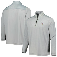 Minnesota Vikings On Deck IslandZone Half-Zip Jacket - Gray - Tommy Bahama