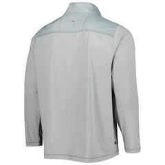 Minnesota Vikings On Deck IslandZone Half-Zip Jacket - Gray - Tommy Bahama