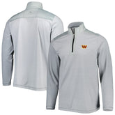 Washington Commanders On Deck IslandZone Half-Zip Jacket - Gray - Tommy Bahama