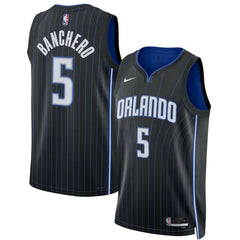 Nike Paolo Banchero Orlando Magic Unisex 2022 NBA Draft First Round Pick Swingman Jersey Icon Edition Black