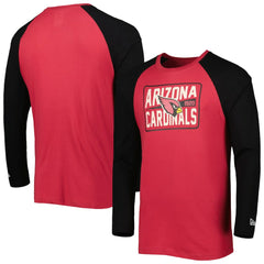 Arizona Cardinals New Era Current Raglan Long Sleeve T-Shirt - Cardinal - NFL
