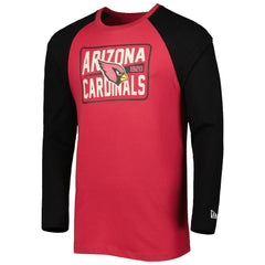 Arizona Cardinals New Era Current Raglan Long Sleeve T-Shirt - Cardinal - NFL