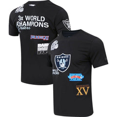 Las Vegas Raiders Pro Standard Championship T-Shirt - Black - NFL