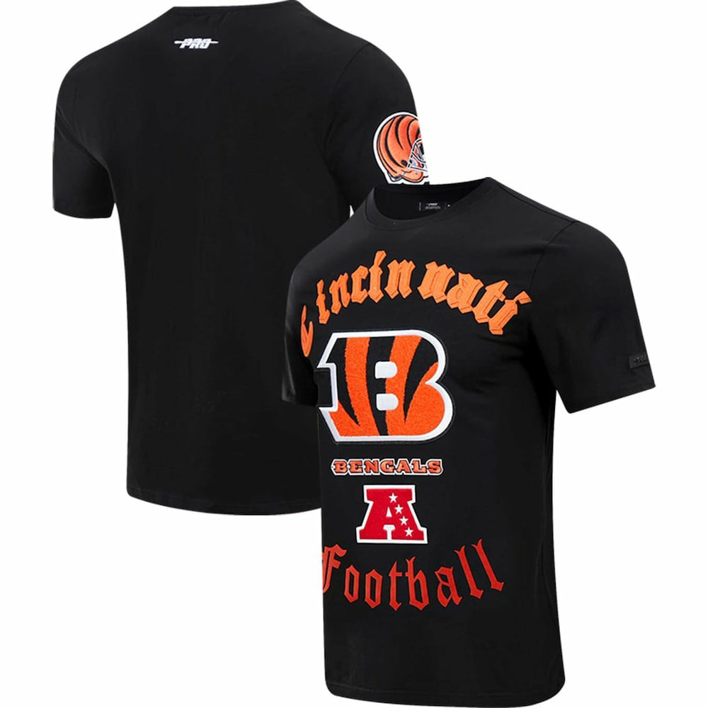 Cincinnati Bengals Pro Standard Old English T-Shirt - Black - NFL