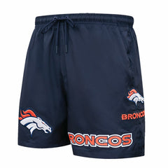 Denver Broncos Pro Standard Woven Shorts - Navy - NFL