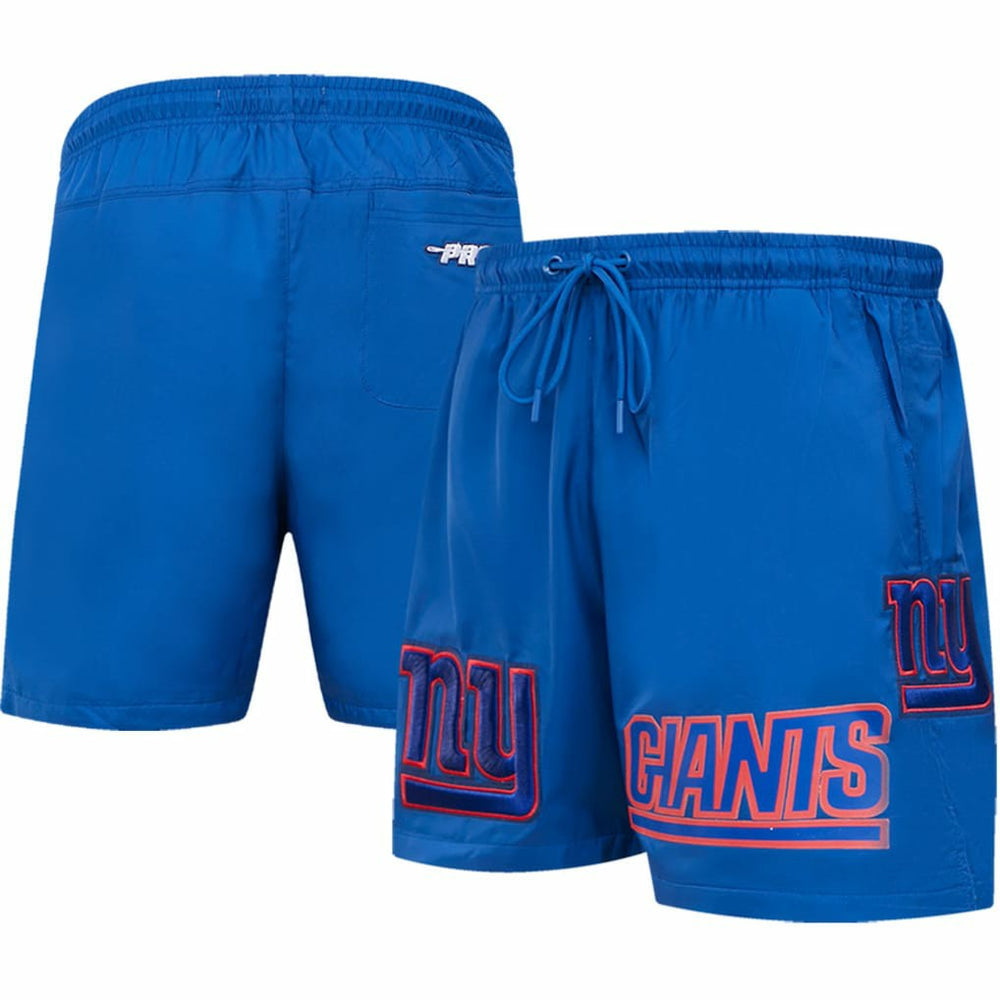New York Giants Pro Standard Woven Shorts - Royal - NFL