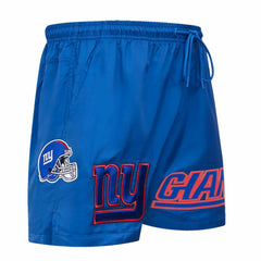 New York Giants Pro Standard Woven Shorts - Royal - NFL