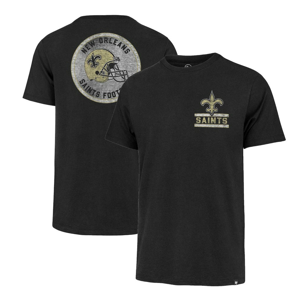New Orleans Saints '47 Open Field Franklin T-Shirt - Black - 47 brand