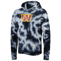 Washington Commanders New Era Team Tie-Dye Pullover Hoodie - Black - NFL