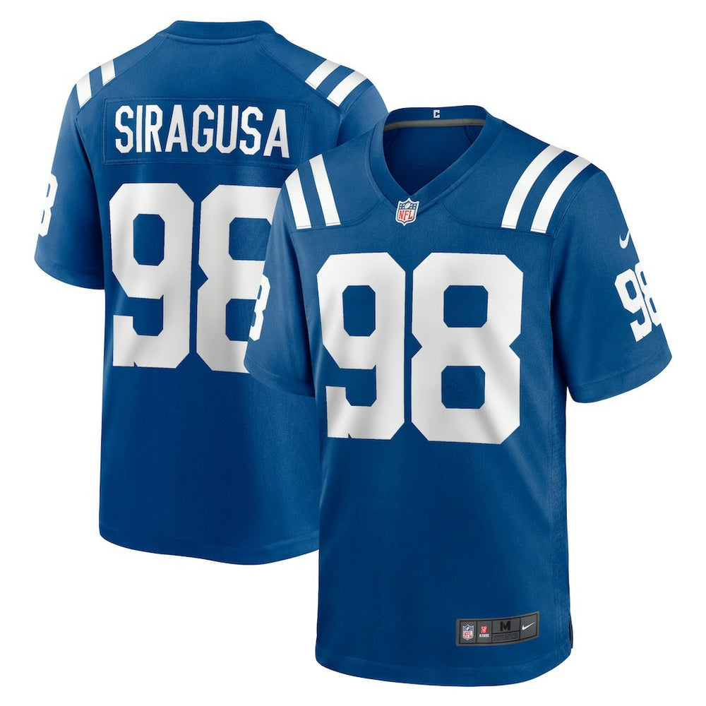 Tony Siragusa Indianapolis Colts Game Retired Player Jersey - Royal - Nike