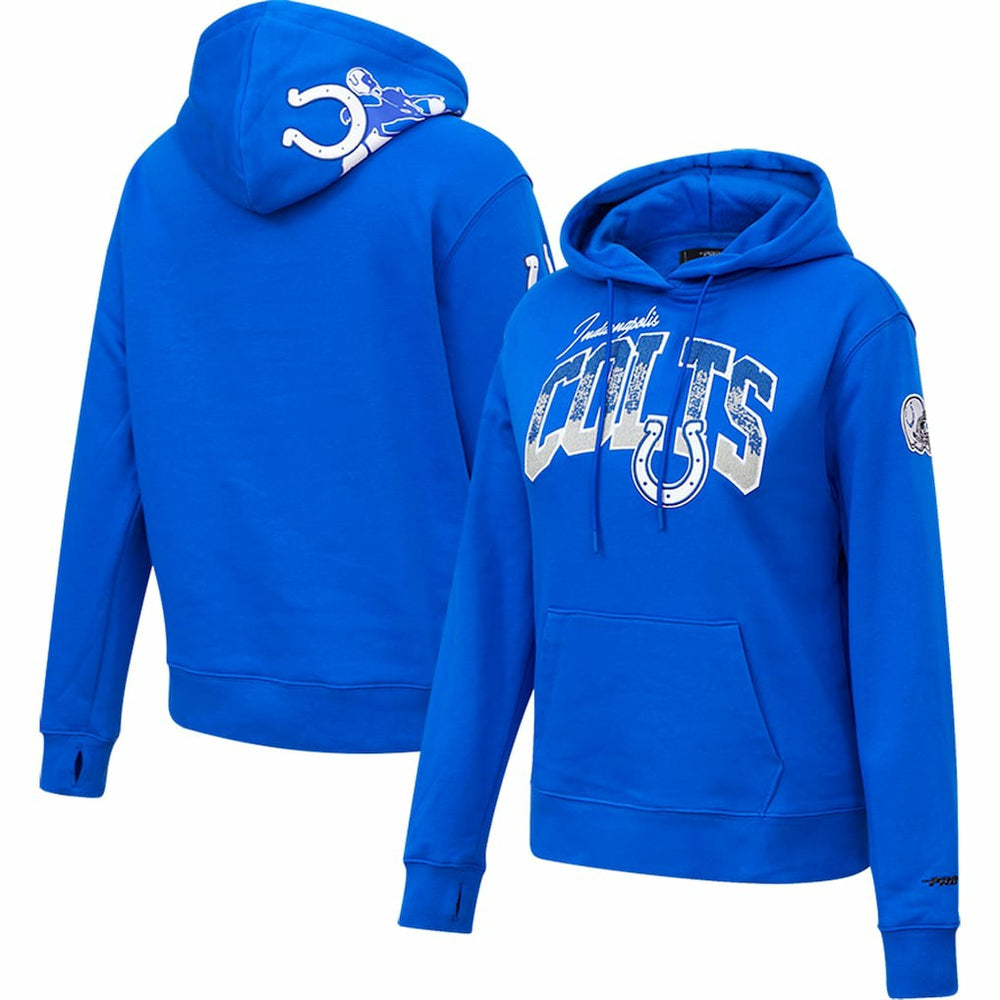 Indianapolis Colts Pro Standard Women's Local Patch Pullover Hoodie - Royal - NFL