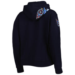 Tennessee Titans Pro Standard Women's Local Patch Pullover Hoodie - Navy - NFL