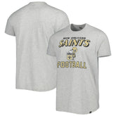 New Orleans Saints '47 Dozer Franklin Lightweight T-Shirt - Gray - 47 brand