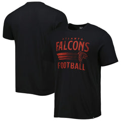 Atlanta Falcons '47 Wordmark Rider Franklin T-Shirt - Black - 47 brand