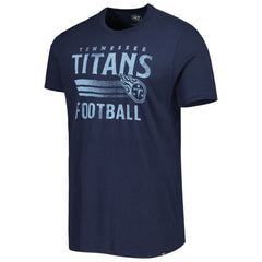 Tennessee Titans '47 Wordmark Rider Franklin T-Shirt - Navy - 47 brand