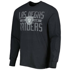 Las Vegas Raiders '47 Brand Wide Out Franklin Long Sleeve T-Shirt - Black - 47 brand