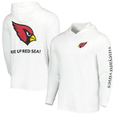 Arizona Cardinals Vineyard Vines Local Long Sleeve Hoodie T-Shirt - White - NFL