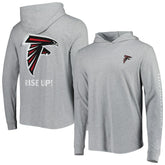 Atlanta Falcons Vineyard Vines Local Long Sleeve Hoodie T-Shirt - Heathered Gray - NFL