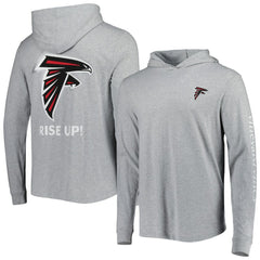 Atlanta Falcons Vineyard Vines Local Long Sleeve Hoodie T-Shirt - Heathered Gray - NFL