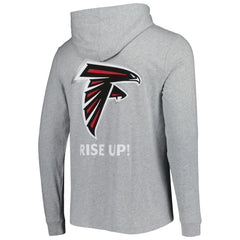 Atlanta Falcons Vineyard Vines Local Long Sleeve Hoodie T-Shirt - Heathered Gray - NFL