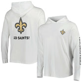 New Orleans Saints Vineyard Vines Local Long Sleeve Hoodie T-Shirt - White - NFL
