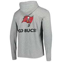 Tampa Bay Buccaneers Vineyard Vines Local Long Sleeve Hoodie T-Shirt - Heathered Gray - NFL