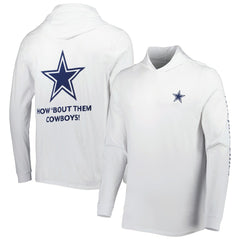 Dallas Cowboys Vineyard Vines Local Long Sleeve Hoodie T-Shirt - White - NFL