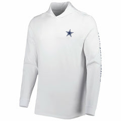 Dallas Cowboys Vineyard Vines Local Long Sleeve Hoodie T-Shirt - White - NFL