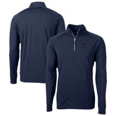 Minnesota Vikings Cutter & Buck Team Adapt Eco Knit Hybrid Recycled Quarter-Zip Pullover Top - Navy - NFL