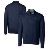 Buffalo Bills Cutter & Buck Lakemont Quarter-Zip Pullover Sweater - Navy - NFL