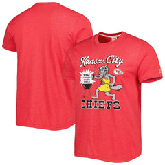 Kansas City Chiefs Homage BBQ Hyper Local Tri-Blend T-Shirt - Red - NFL