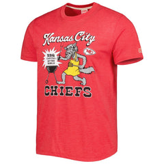 Kansas City Chiefs Homage BBQ Hyper Local Tri-Blend T-Shirt - Red - NFL