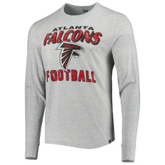 Atlanta Falcons '47 Dozer Franklin Long Sleeve T-Shirt - Heathered Gray - 47 brand