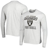 Las Vegas Raiders '47 Dozer Franklin Long Sleeve T-Shirt - Heathered Gray - 47 brand