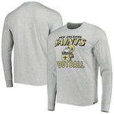 New Orleans Saints '47 Dozer Franklin Long Sleeve T-Shirt - Heathered Gray - 47 brand