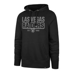 Las Vegas Raiders '47 Box Out Headline Pullover Hoodie - Black - 47 brand