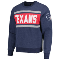 Houston Texans '47 Bypass Tribeca Pullover Sweatshirt - Heather Navy - 47 brand