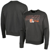 Cleveland Browns '47 Locked In Headline Pullover Sweatshirt - Charcoal - 47 brand
